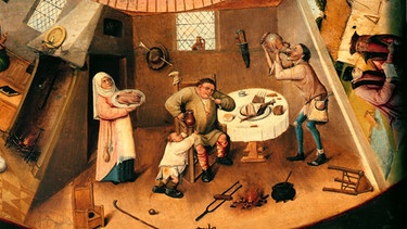 Hieronymus Bosch "Völlerei" | Bild: picture-alliance/dpa