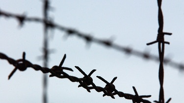 Stacheldrahtzaun am ehemaligen Konzentrationslger Dachau | Bild: picture-alliance/dpa