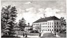 Mineral- und Sool-Bad Rosenheim - Litohgraphie 1843 | Bild: Stadtarchiv Rosenheim