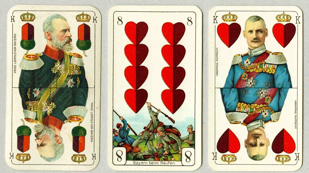 Historische bayerische Spielkarten | Bild: Manfred Hausler, Volk Verlag