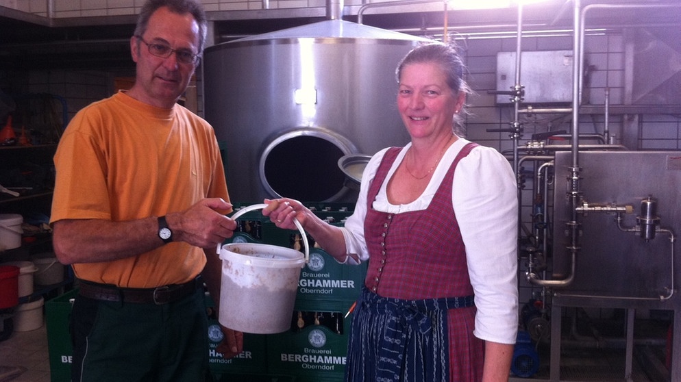 Die Brauerei Berghammer in Oberndorf macht nicht nur gutes Bier - sie sorgt auch für Biertreberbrot | Bild: Christina Kellermann
