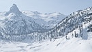 Der zugefrorene und mit Schnee überdeckte Funtensee | Bild: picture-alliance/dpa