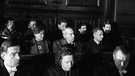 Blick in den Gerichtssaal während des Hadamar-Prozesses am 25.02.1947 in Frankfurt am Main | Bild: picture-alliance/dpa