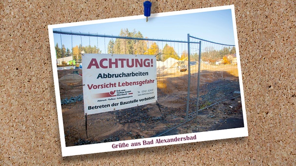 Postkarten aus Bad Alexandersbad | Bild: Thibaud Schremser/Collage: Susanne Kolibius