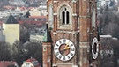 Blick auf den Turm der Basilika Sankt Martin und Landshut | Bild: picture-alliance/dpa 