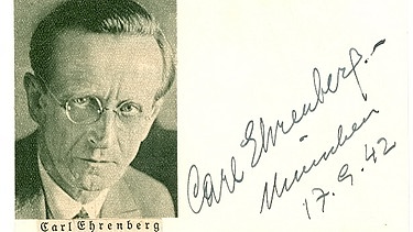 Komponist Carl Ehrenberg | Bild: wikimedia, Kotte Autographen