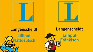 Cover der Wörterbücher für Plattdeutsch und Fränkisch | Bild: Langenscheidt KG