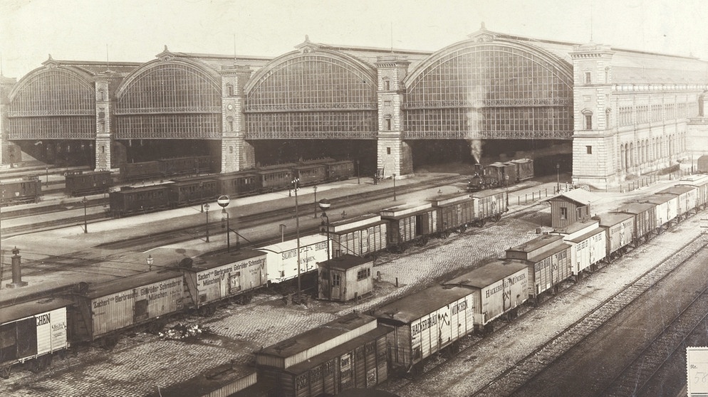 Münchner Hauptbahnhof um 1880 | Bild: DB Museum