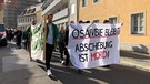 Protest in Würzburg gegen Abschiebepolitik | Bild: Carolin Hasenauer, BR