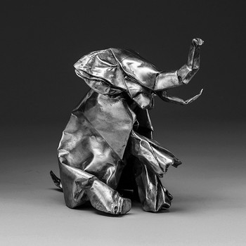 Ein Origami-Elefant | Bild: Jlin/Planet Mu