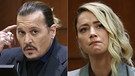 Johnny Depp und Amber Heard im Gerichtssaal, 26.5.2022 | Bild: picture alliance / ASSOCIATED PRESS