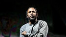 Kendrick Lamar on stage | Bild: picture-alliance/dpa