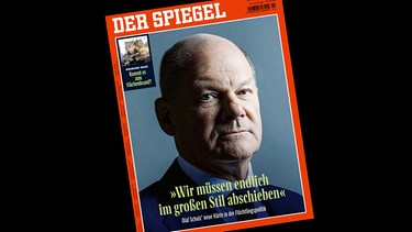 Spiegel Cover vom 21.10.2023 "Wir müssen endlich im großen Stil abschieben" - Olaf Scholz | Bild: Der Spiegel