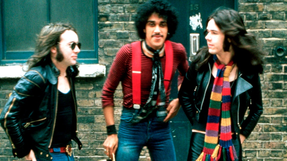 Die irische Band Thin Lizzy Mitte der 70er-Jahre | Bild: picture alliance / Avalon/Retna | Michael Putland