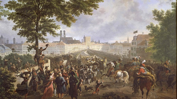 Einzug Napoleons in München am 24. Oktober 1805 | Bild: bpk / RMN - Grand Palais / Versailles, Châteaux de Versailles et de Trianon / Gérard Blot