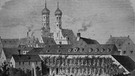 Fuggersches Haus in Augsburg um 1880 | Bild: picture-alliance/dpa