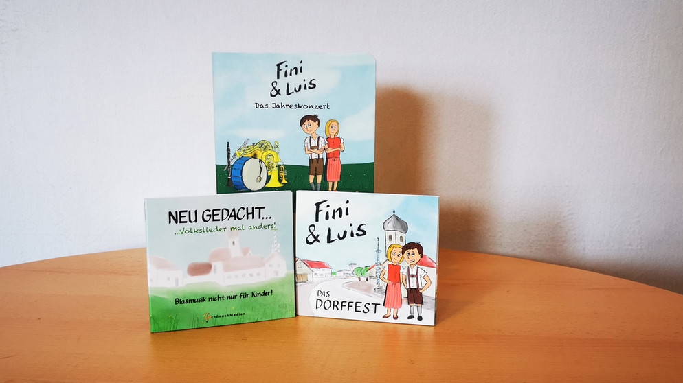 Hörbuch, CD und Hörspiel von Fini & Luis, ein Blasmusik-Projekt für Kinder | Bild: BR / Sandra Demmelhuber