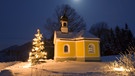 Kapelle im Schnee | Bild: picture-alliance/dpa