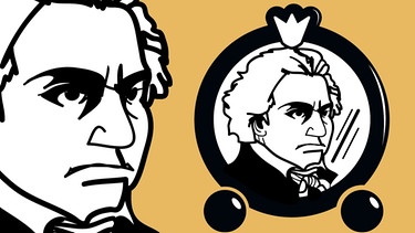 Beethoven im Spiegel | Bild: colourbox.com