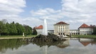 Schlosspark Nymphenburg: In einem prächtigen Schlossgarten darf eine mächtige Fontäne nicht fehlen. In Nymphenburg werden die Fontänen noch immer mit der Technik von 1806 betrieben - ohne Strom, nur mit Wasserkraft. | Bild: BR/Petra Martin