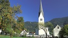 Kath. Pfarrkirche St. Margareth in Bayrischzell in Oberbayern | Bild: Gemeinde Bayrischzell