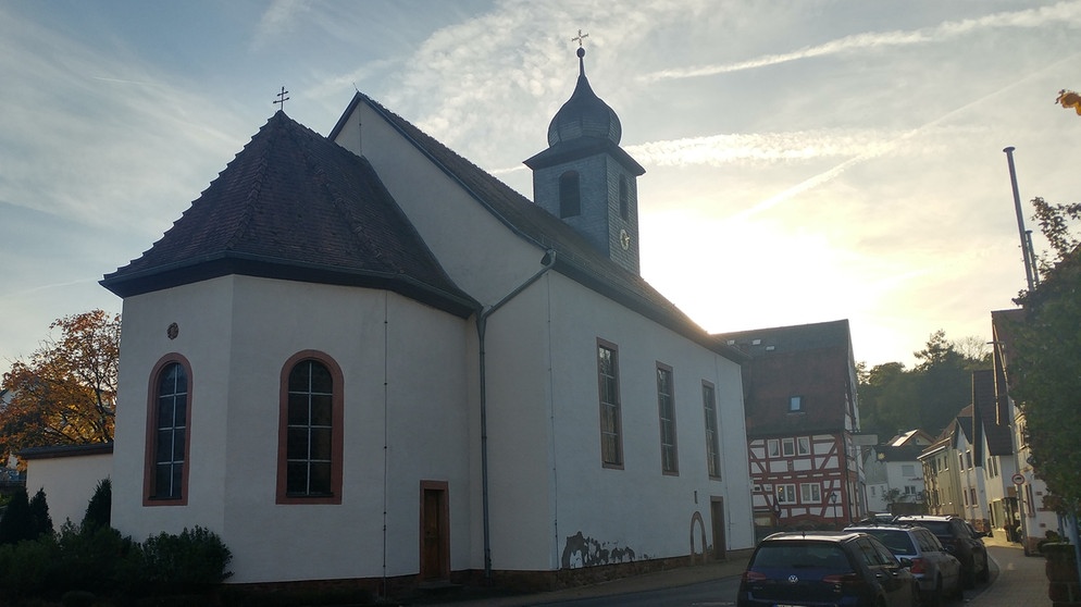 Katholische Pfarrkirche St. Ottilia in Rüdenau | Bild: Lisa Grimm 