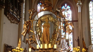 Altar in der Wallfahrtskirche Mariä Himmelfahrt Bogenberg | Bild: Pfarrei Bogenberg