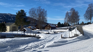 Winterlandschaft bei Aurdal in Norwegen, dem Veranstaltungort des Hemsing Festivals. | Bild: BR