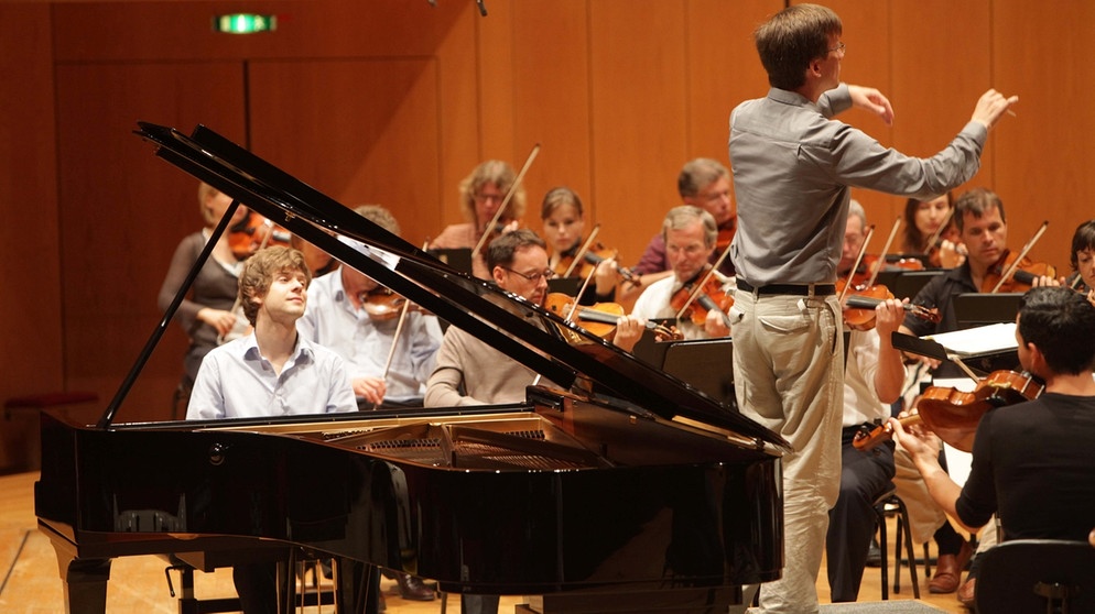 Alexej Gorlatch bei der Probe in der Philharmonie | Bild: BR