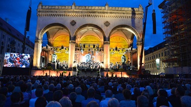Klassik am Odeonsplatz 2014 mit den Münchner Philharmonikern und Lang Lang | Bild: Michael Malfer