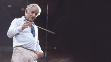 Dirigent Leonard Bernstein | Bild: picture-alliance/dpa