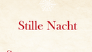 Der Text von 'Stille Nacht' auf weihnachtlichem Hintergrund | Bild: BR, Text: Gemeinfrei