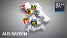 Karte mit bayerischen Regierungsbezirken | Bild: BR Montage