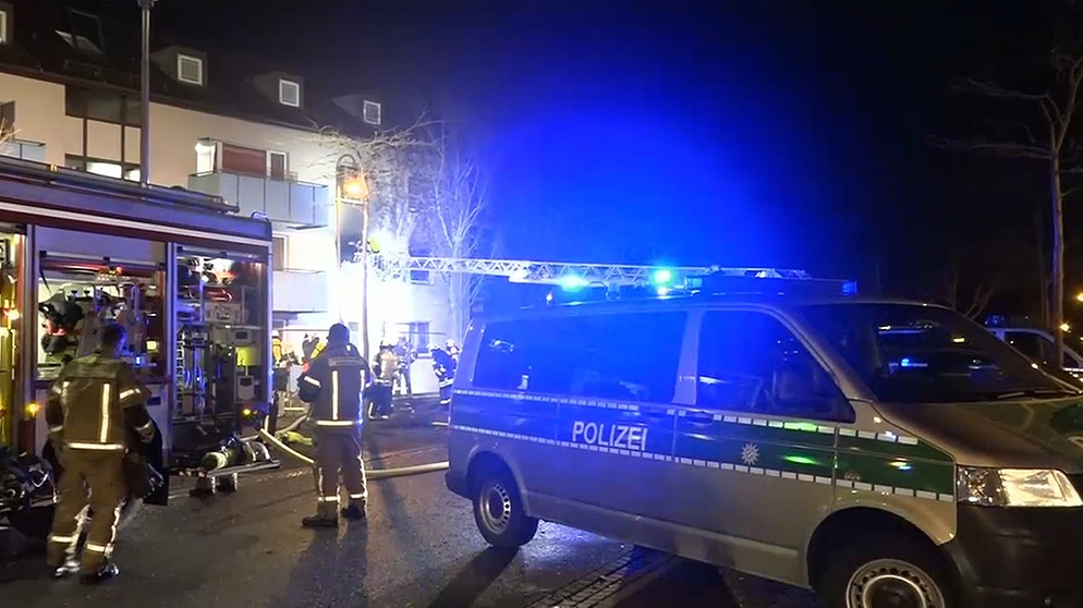 Polizeieinsatz Ankerzentrum Bamberg | Bild: BR