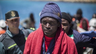 Flüchtlinge in Spanien | Bild: picture-alliance/dpa