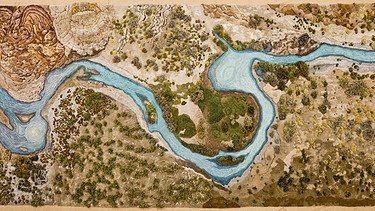 Alexandra Kehayoglou, Santa Cruz River, Teppich, 2016/17  | Bild: Alexandra Kehayoglou, mit freundlicher Genehmigung der National Gallery of Victoria