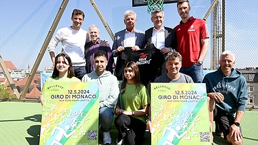 Prominente werben für Benefizlauf Giro di Monaco in München, 2024 | Bild: picture alliance / SZ Photo | Stephan Rumpf