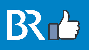 BR-Logo neben dem Like-Icon von facebook | Bild: BR