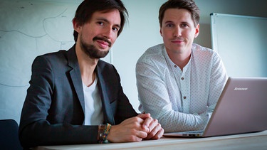 Dario Nassal und Felix Friedrich, Macher von "The Buzzard" | Bild: Alisa Sonntag