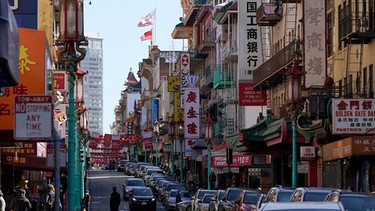 Blick in die Great Avenue in Chinatown, San Francisco | Bild: picture-alliance/dpa
