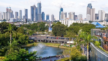 Blick auf Jakarta | Bild: picture-alliance/dpa