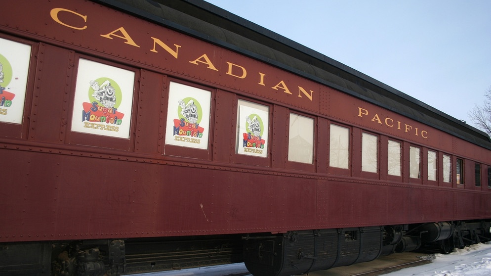 Alter Waggon der Eisenbahngesellschaft Canadian National Railway CNR am Bahnhof in Winnipeg | Bild: picture-alliance/dpa