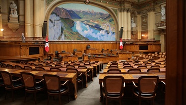  Plenarsaal des Schweizerischer Nationalrats  | Bild: picture-alliance/dpa