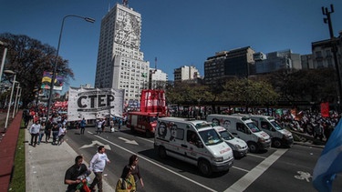 Demonstration in Buenos Aires | Bild: BR/Anne Herrberg