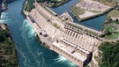 Blick auf die Wasserkraftwerke am Niagara River, unweit der Niagara-Fälle in Ontario | Bild: Ontario Power Generation