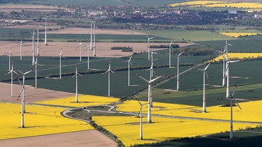 Windpark in Altentreptow in Mecklenburg-Vorpommern | Bild: picture alliance/dpa