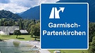Illustration: Ausfahrt - Garmisch-Partenkirchen | Bild: Markt Garmisch-Partenkirchen, Montage: BR