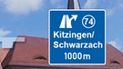 Sommerach: Illustration - Ausfahrt Kitzingen/Schwarzach | Bild: BR