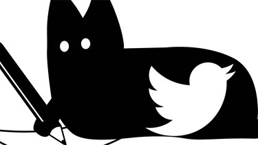 Silhouette eines Flügels und Icon für Twitter | Bild: tmm ideas and graphic solutions, Montage: BR