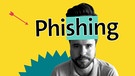 Sebastian Schaffstein mit Schriftzug "Phishing" | Bild: BR